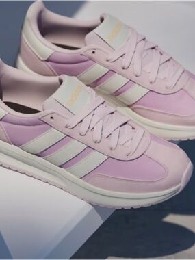 adidas Run 70s 2.0 J Kids Pink and Cream Sneakers 6K
